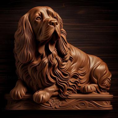 3D model Sussex Spaniel dog (STL)